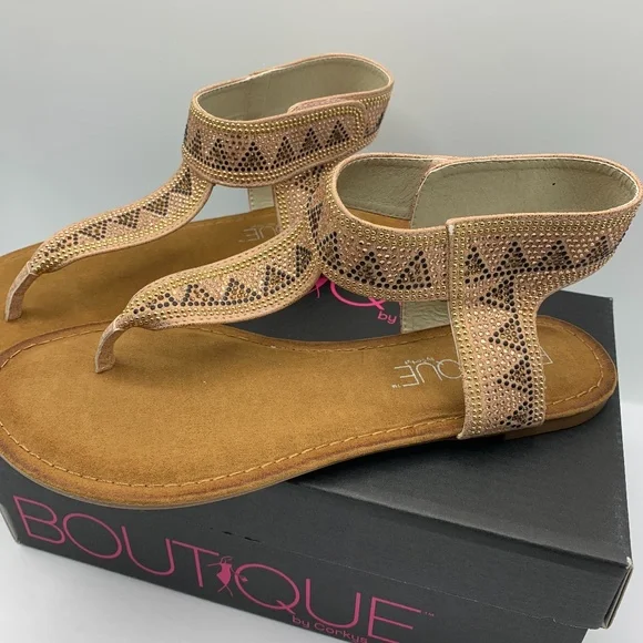 Boutique By Corkys Nora Blush Sandal 11 - Picture 2 of 6